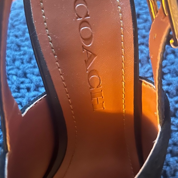 COACH Sandals with gold detail - Picture 5 of 5
